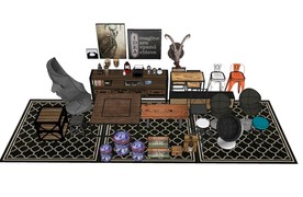 工业风家具SU模型