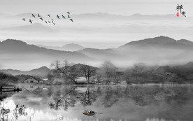 禅意山水TIF分层