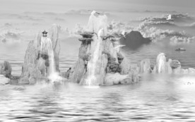 中国风 高档山水画 TIF合层