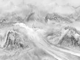 灰色高档TIF分层 大理石山水