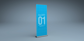 易拉宝展架样机