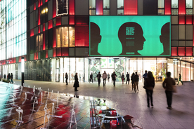 户外高炮广告牌样机