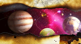 宇宙太空星球背景墙