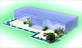 屋顶花园效果图