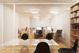 室内办公场景样机