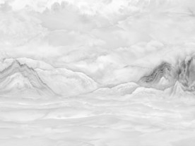 山水灰色石纹画 TIF合层