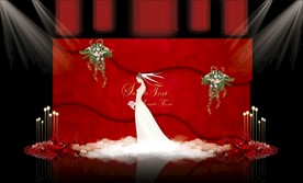 红色系婚礼