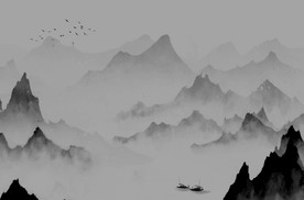 豪华高档水墨画 TIF分层