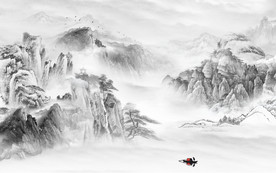 精品高档水墨画 TIF分层