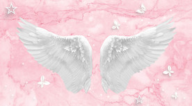 翅膀背景墙