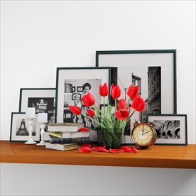 装饰品组合套装模型