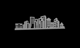 3D城市剪影模型