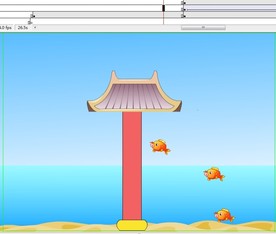 鲤鱼跃龙门古代成语30秒动画