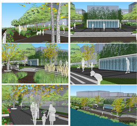 江边滨水景观设计