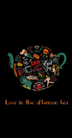 文艺清新英文元素手机壳图案