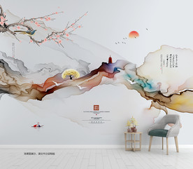 抽象画 水墨画 禅意画 装饰画