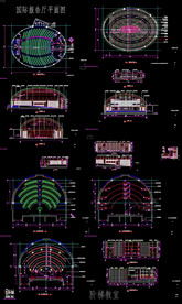 多媒体报告庭图纸