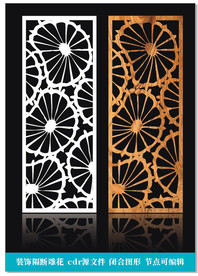 装饰隔断雕花