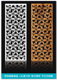 装饰隔断雕花