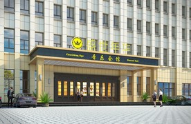 音乐会馆门头模型