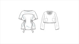 春秋上衣服装款式图