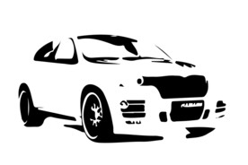 高清矢量越野车汽车插画素材