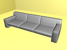 室内模型 沙发模型 欧式客厅