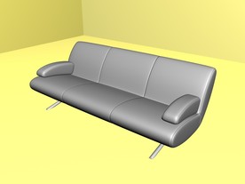 室内模型 沙发模型 欧式客厅