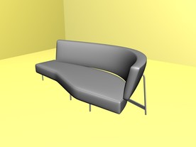 室内模型 沙发模型 欧式客厅