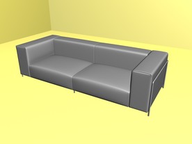 室内模型 沙发模型 欧式客厅