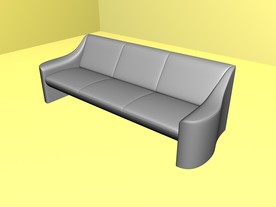 室内模型 沙发模型 欧式客厅