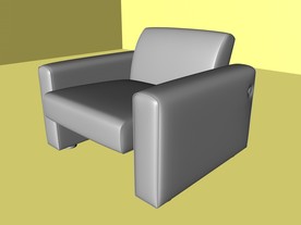 室内模型 沙发模型 欧式客厅