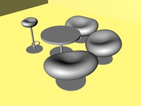 室内模型 沙发模型 欧式客厅