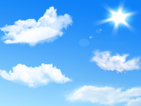 蓝天白云
