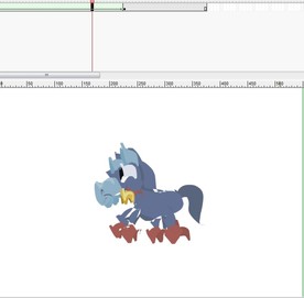 flash传统变形补间动画只马