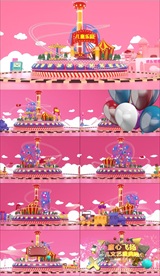 3d原创六一儿童节少儿晚会卡哇