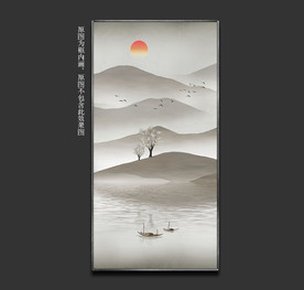 中式山水装饰画