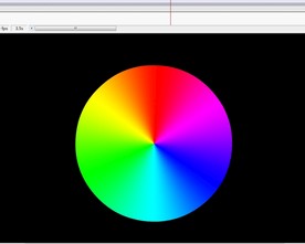 圆形元件原地旋转动画7秒