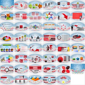 通用缤纷彩色PPT大气模板