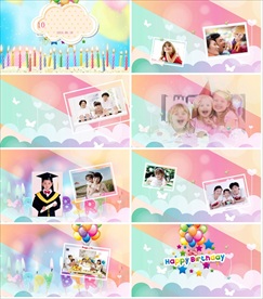 开学季入学PPT 照片相册