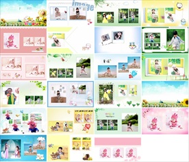 开学季入学PPT 照片相册