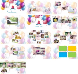 儿童旅游相册集PPT