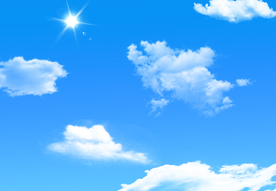 蓝天白云