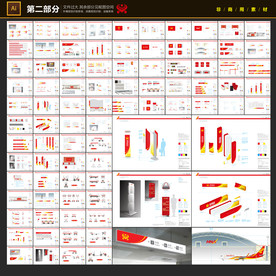 全套航空公司CIS识别手册
