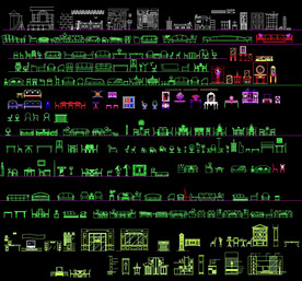 CAD家居立面图库