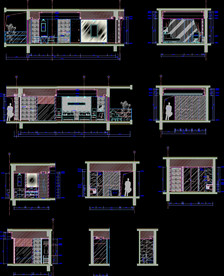 酒店装饰立面图