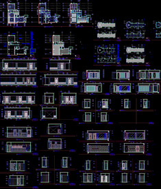 中餐厅包间施工图