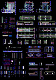 酒店餐厅CAD施工图