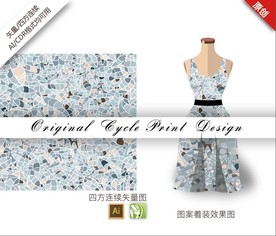 矢量抽象几何四方连续