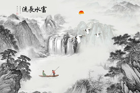 简约精美新国画 TIF分层